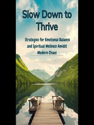 cover image of Slow Down to Thrive
